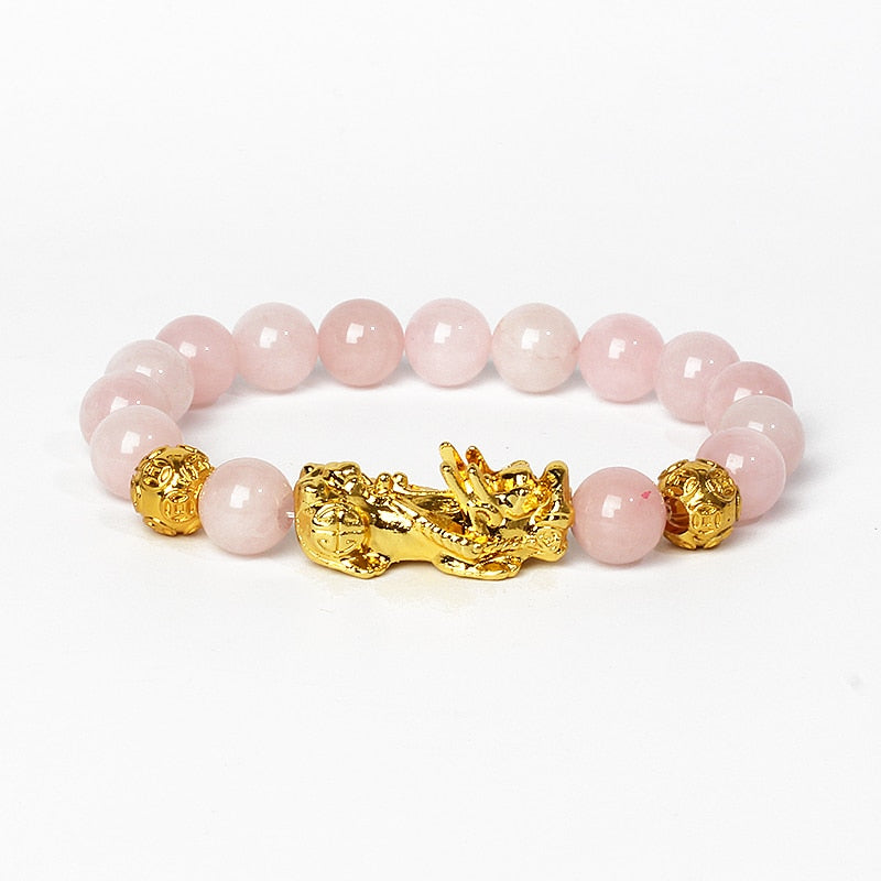 Pi Yao Dragon Pink Beaded Bracelets