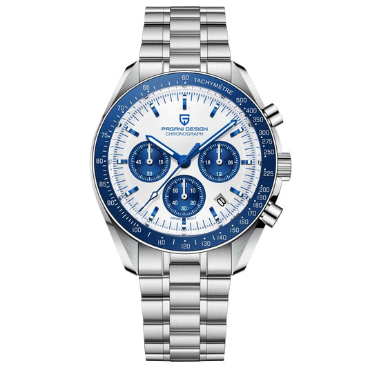 Pagani Design Blue Luxury Quartz Watch