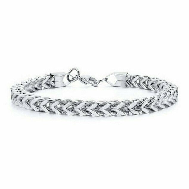 Delysia Silver Stainless Steel Charm Bracelet