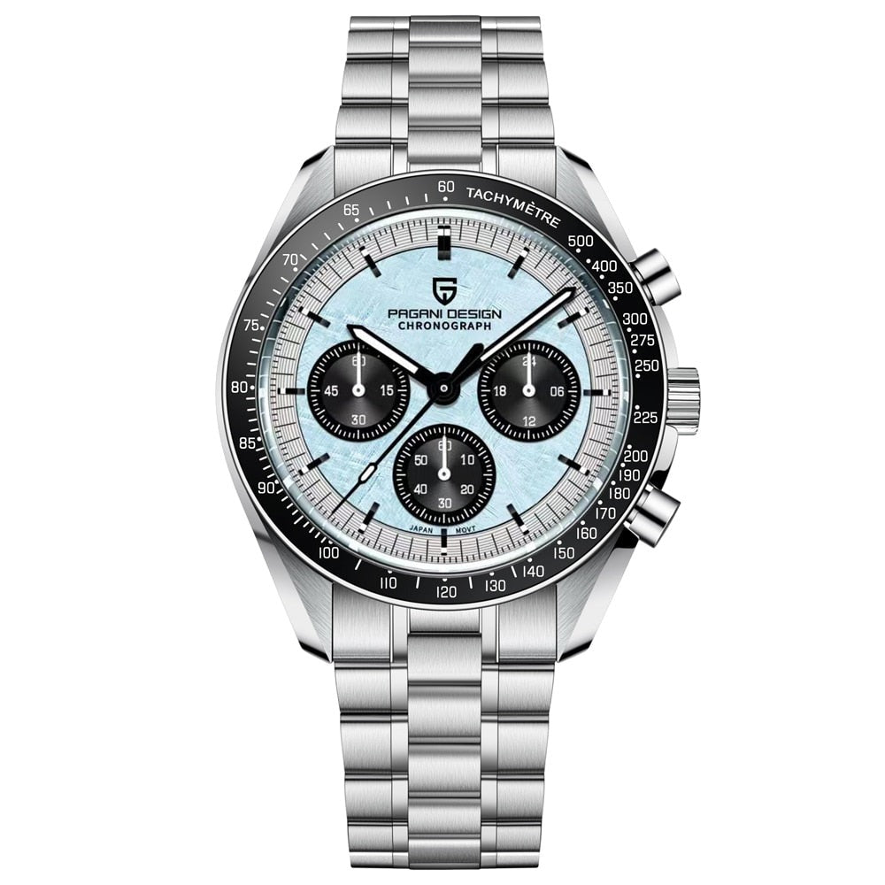 Pagani Design Ice Blue Luxury Quartz Watch