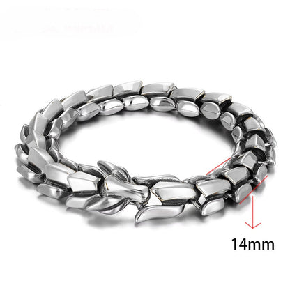 Retro Dragon Head Bracelet