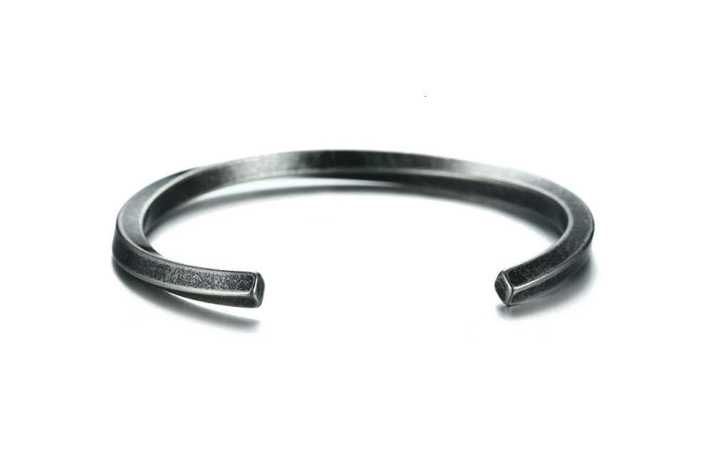 Vnox Twisted Stainless Steel Bangle