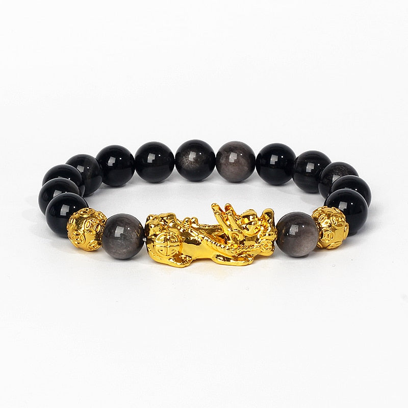 Pi Yao Dragon Smoke Black Beaded Bracelets